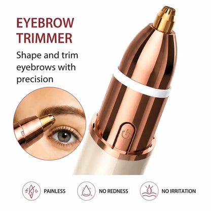2 in 1 facial & eyebrow hair trimmer