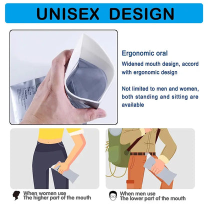 Portable Pee Bags for Car, Camping & Travel