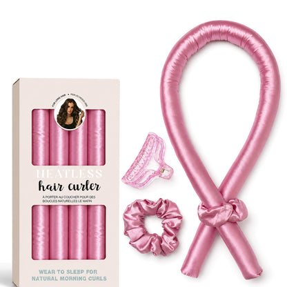 Satin Heatless Curling Set