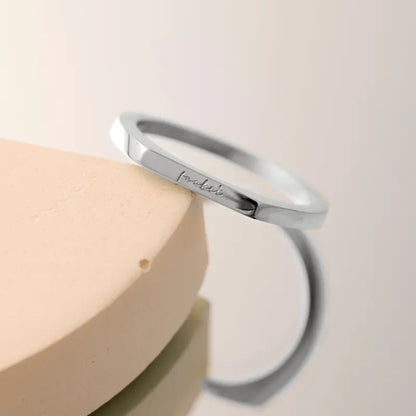 FuckIt Engraved Reminder Ring