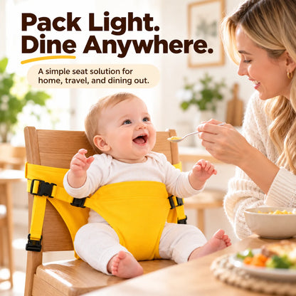 Portable baby chair harness
