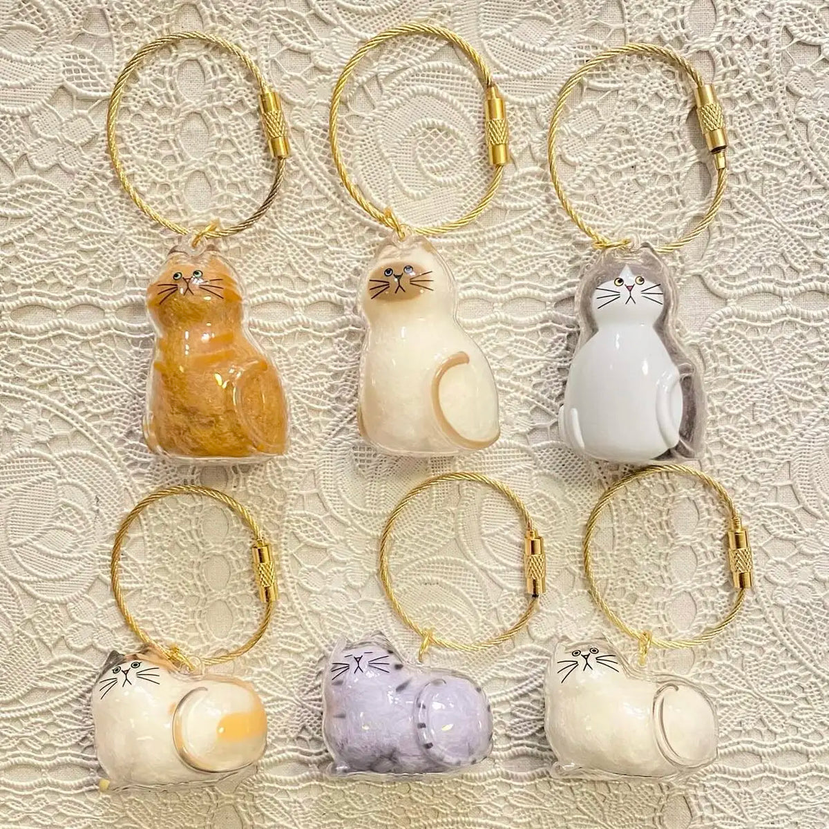 Cat Fur Keepsake Charm – Fillable Memory Keychain