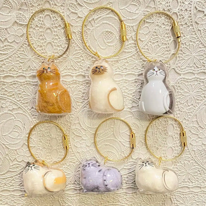 Cat Fur Keepsake Charm – Fillable Memory Keychain