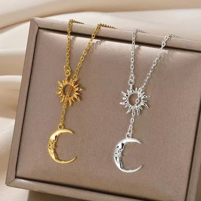 Eternal Sun & Moon Necklace
