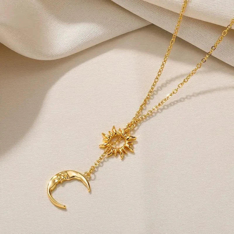 Eternal Sun & Moon Necklace