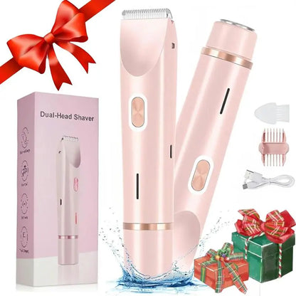 2-in-1 Waterproof Rechargeable Bikini Trimmer