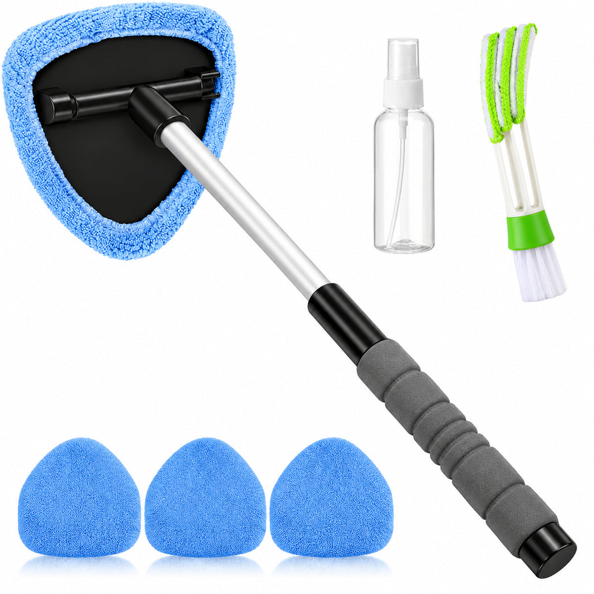 🔥 Windshield Cleaning Tool, Microfiber Car Window Cleaner