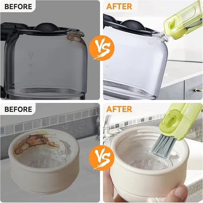 ✨3-in-1 Crocodile Brush 🐊 Deep Cleaning for Narrow Cup Lids & Tableware Gaps