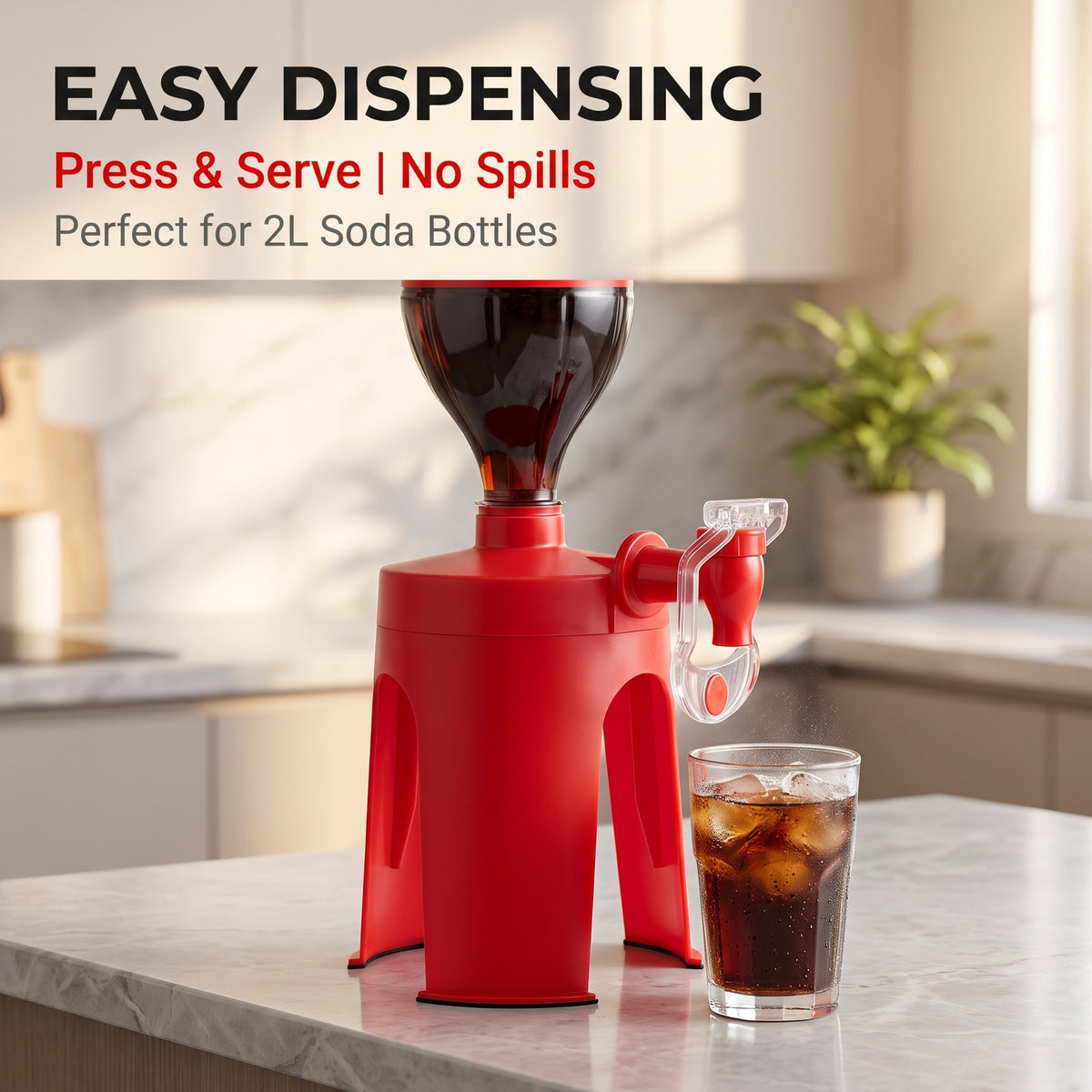 Water Extractor Large Bottle Soda Creative Switch Drinking Device Sprite Inverted Device Artifact Cola Household Carbonated Drink