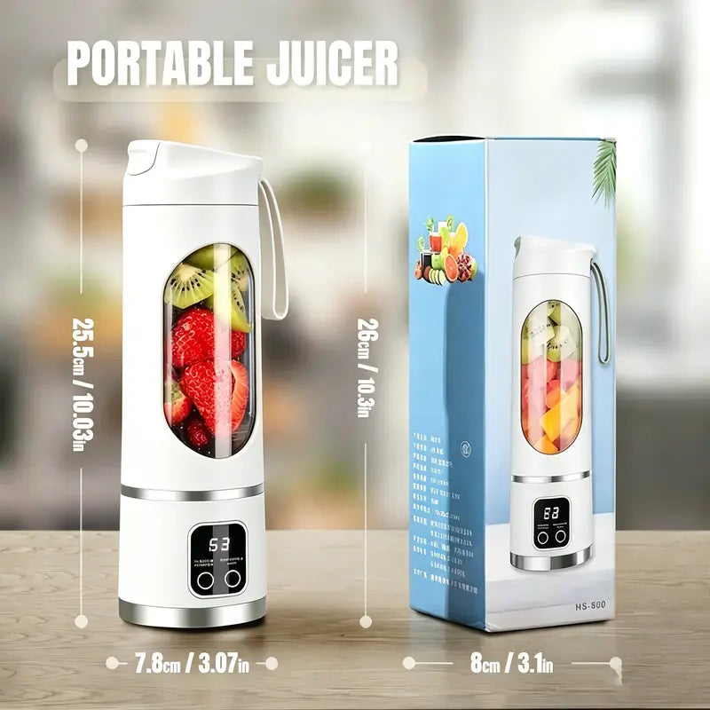 Portable USB Rechargeable Juicer with LED Display