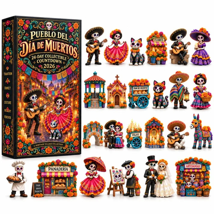 2026 'Day of the Dead Village' – A Day of the Dead-themed 24-day collector's edition advent calendar, featuring 24 unique miniatures.