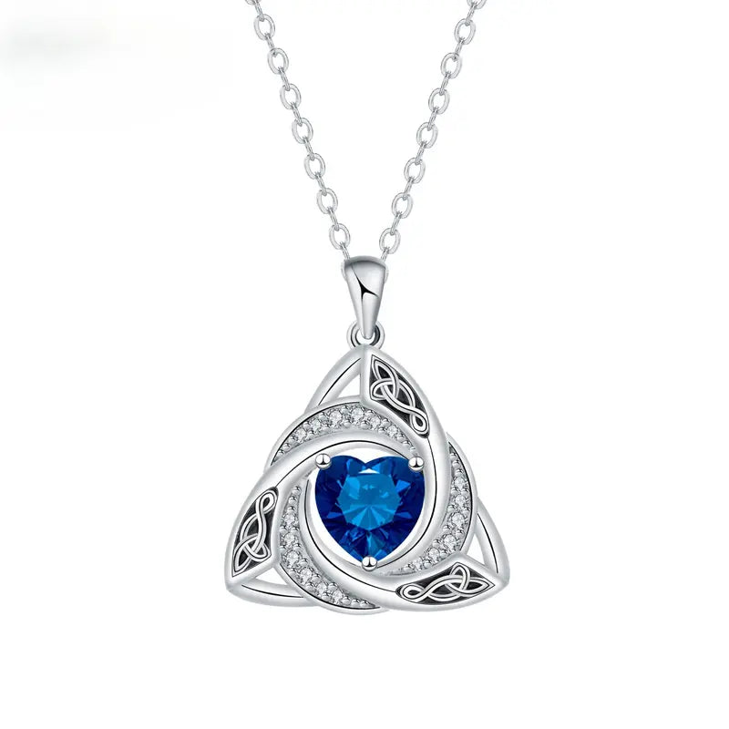 Eternal Celtic Birthstone Necklace