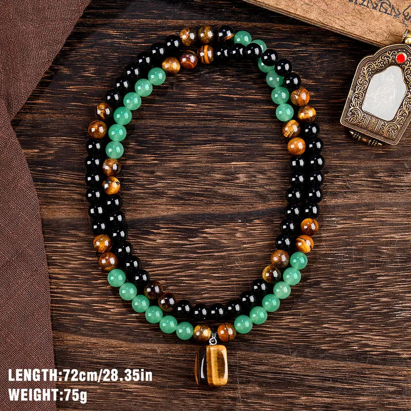 Money Bracelet and Long Chain Necklace