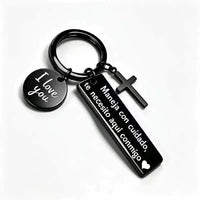 Black Drive Safely Keychain