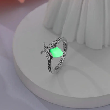 Glow-in-the-Dark Firefly Ring