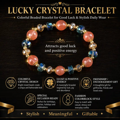 Lucky Bracelet Crystal Beaded Bracelet