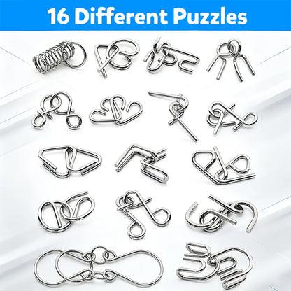 🎁 Metal Montessori Puzzle Solving