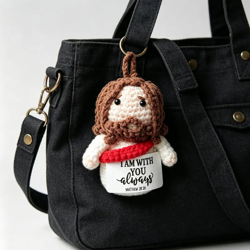 Handmade Crochet Jesus Reminder Doll