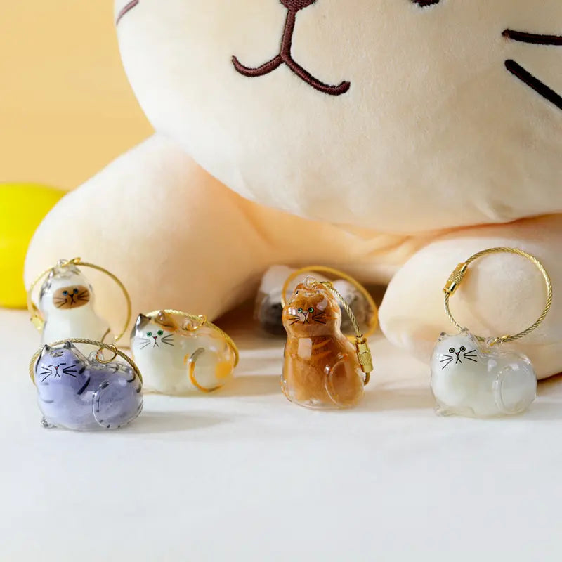 Cat Fur Keepsake Charm – Fillable Memory Keychain