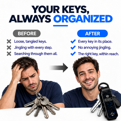 Smart Key Organizer with Apple Find My – Compact Key Holder