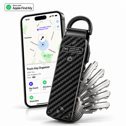 Smart Key Organizer with Apple Find My – Compact Key Holder