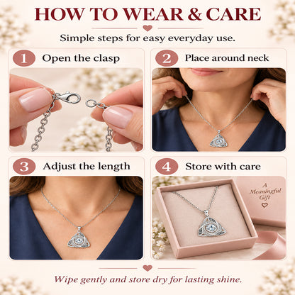 Eternal Celtic Birthstone Necklace