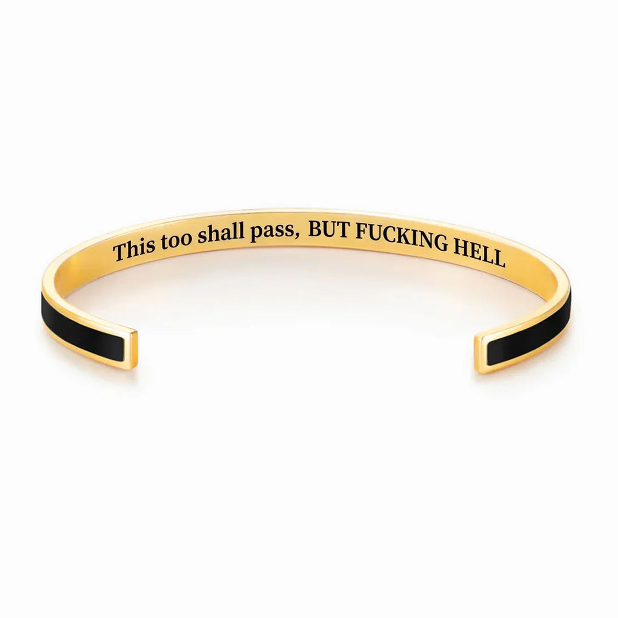 This Too Shall Pass Color Cuff Bracelet