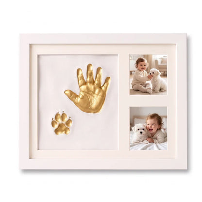 Pet Paw Print Keepsake Frame Forever in Our Hearts