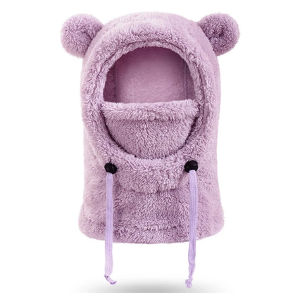 🎁 Kids' Cozy Bear Ear Balaclava – A Cute & Warm Gift for Kids 🐻