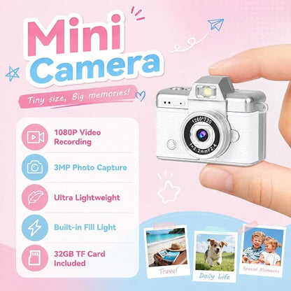 Mini Flip Screen Keychain Vlog Camera