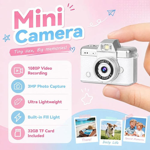 Mini Flip Screen Keychain Vlog Camera