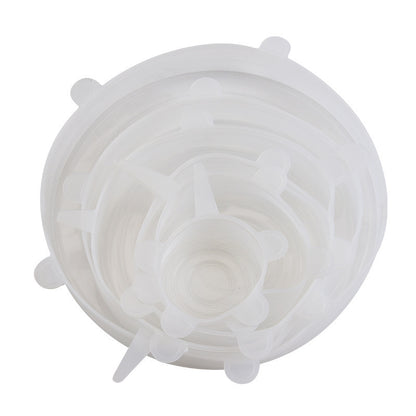 Reusable Stretch Silicone Bowl Lids (6-Pack)