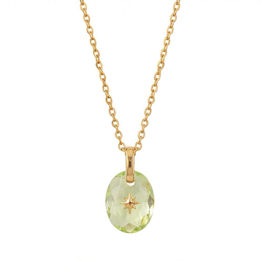 North Star Birthstone Necklace