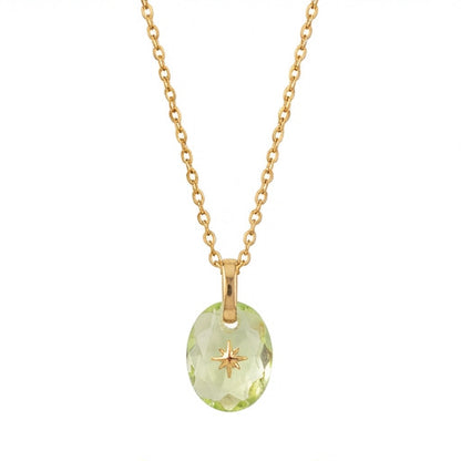 North Star Birthstone Necklace