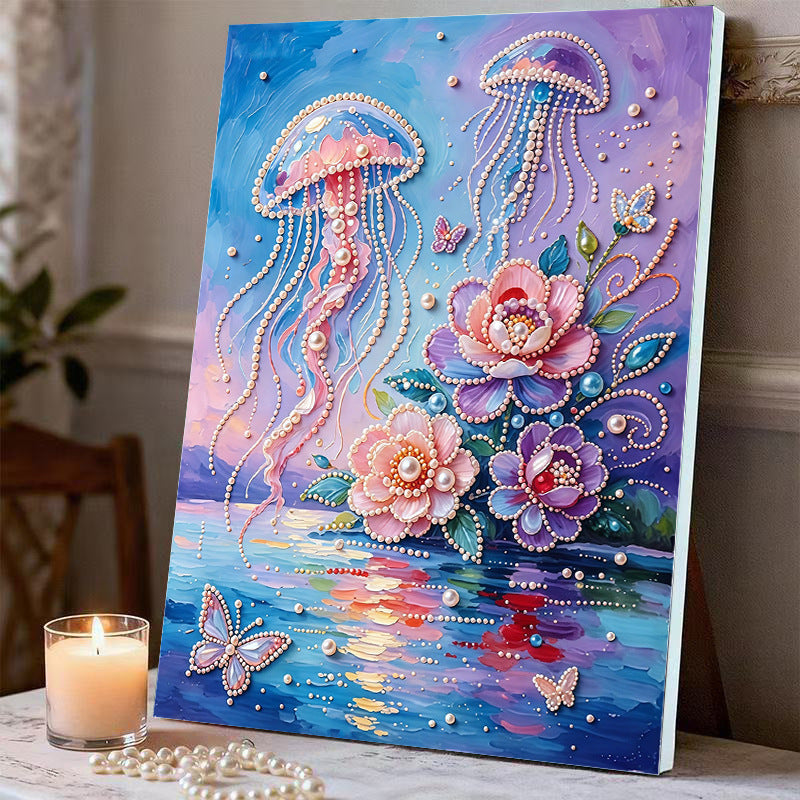 Fireworks Romantic Castle 5D Sparkling Diamond Painting Set