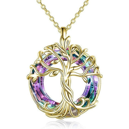 Crystal Tree of Life Necklace