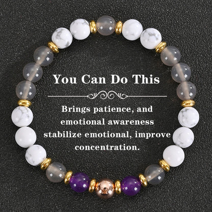Money Bracelet with Black Onyx and Tiger's Eye