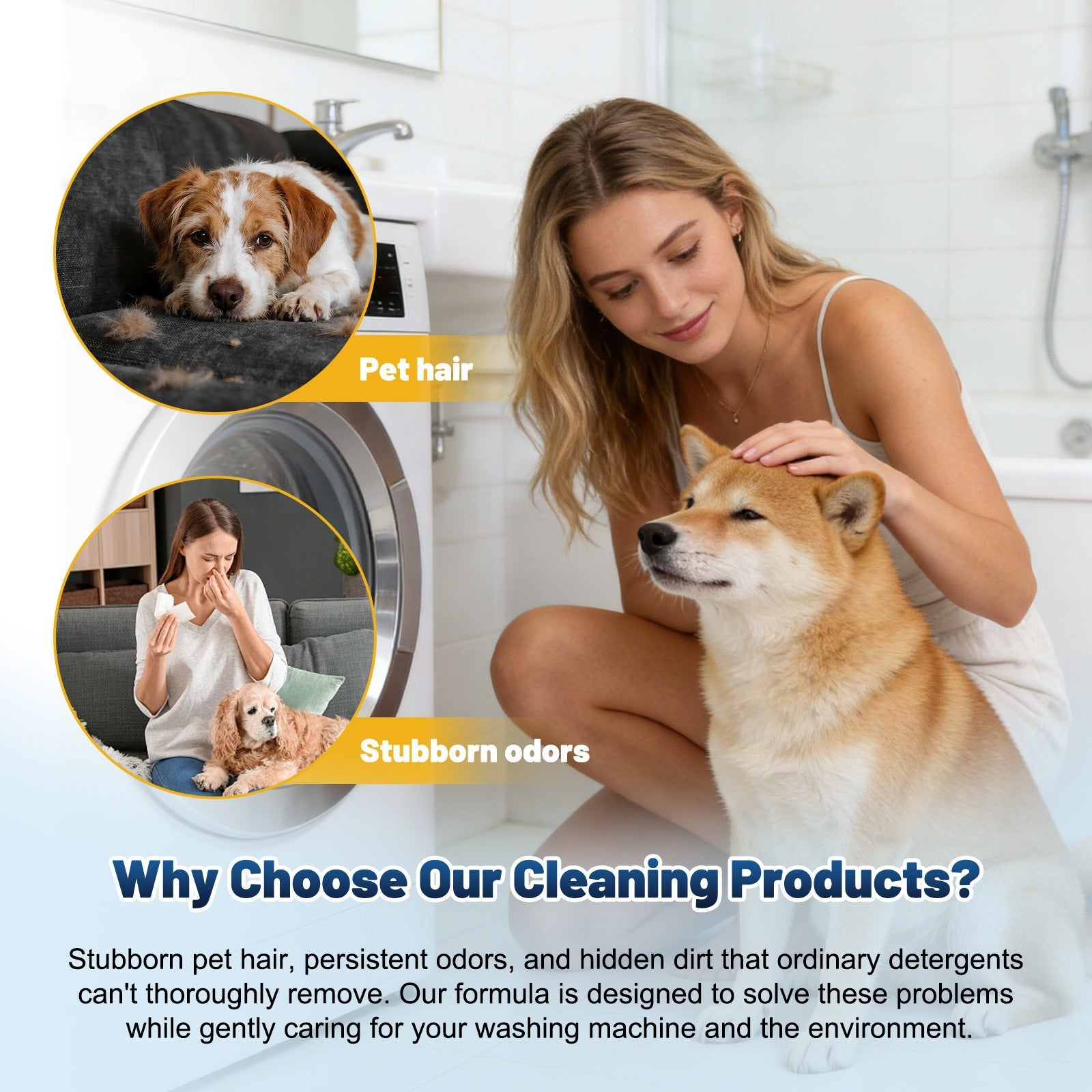 Pet safe Washing Machine Cleaner Tablets