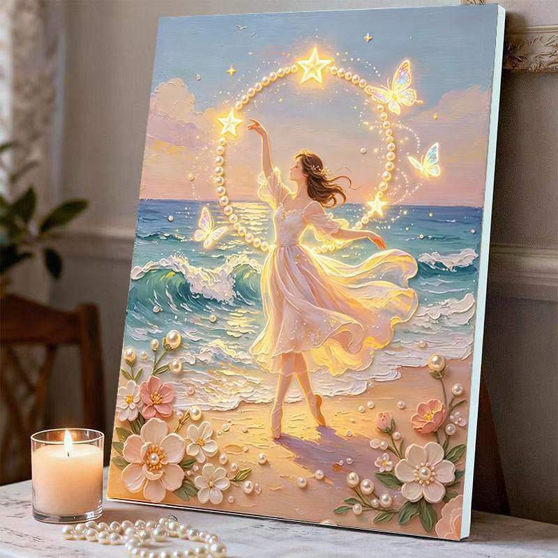 Fireworks Romantic Castle 5D Sparkling Diamond Painting Set