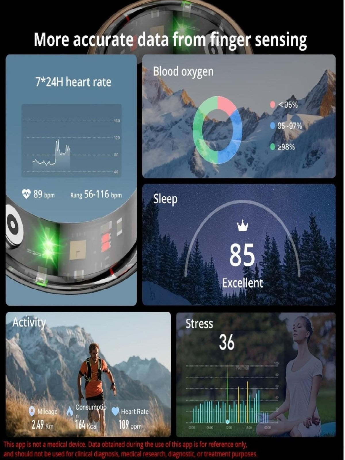 2026 New Smart Ring ,No Subscription Fees