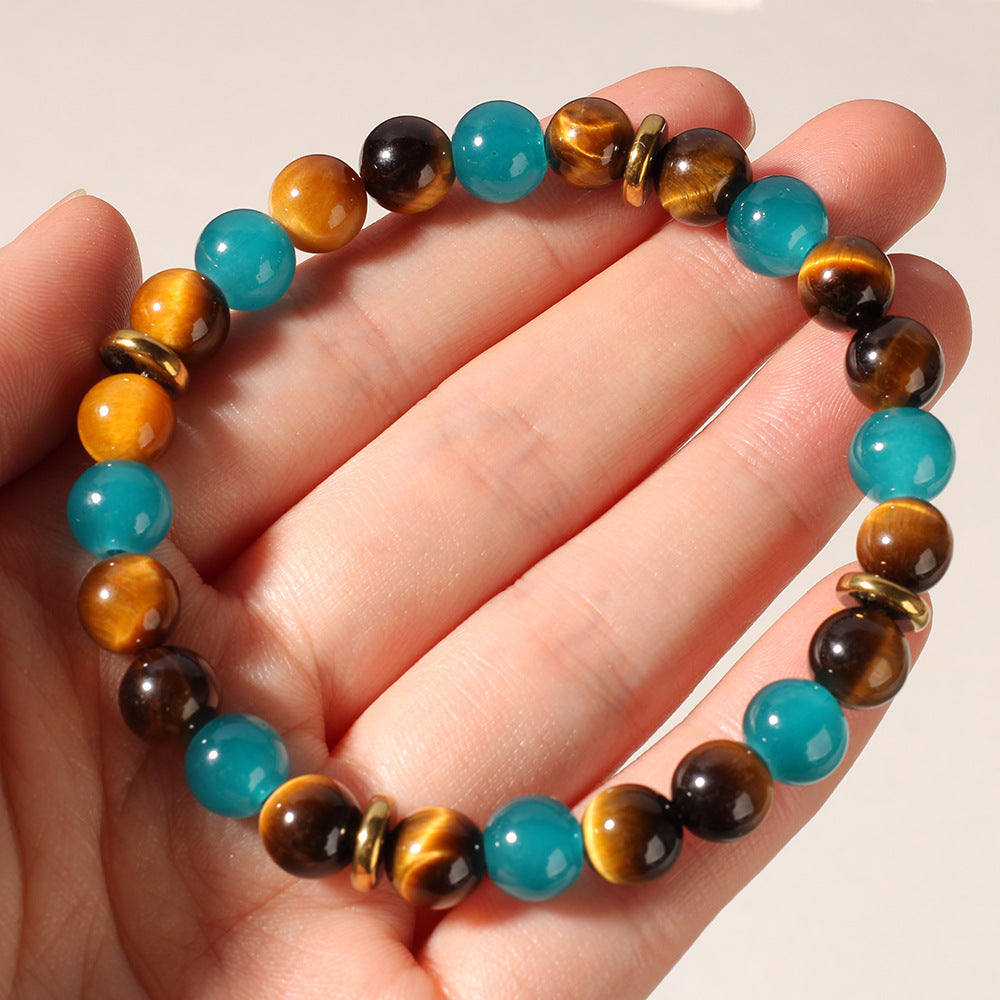 Bold Horizons Turquoise & Tiger Eye Bracelet
