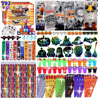 170-228 Pcs Halloween Toy Gifts for Kids