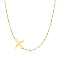 Asymmetric Airplane Necklace