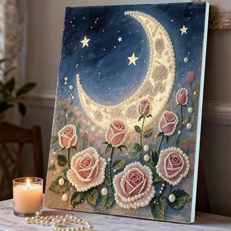 Fireworks Romantic Castle 5D Sparkling Diamond Painting Set