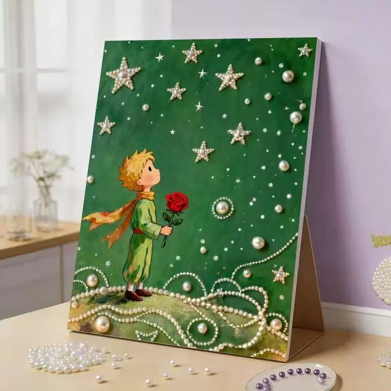 Fireworks Romantic Castle 5D Sparkling Diamond Painting Set