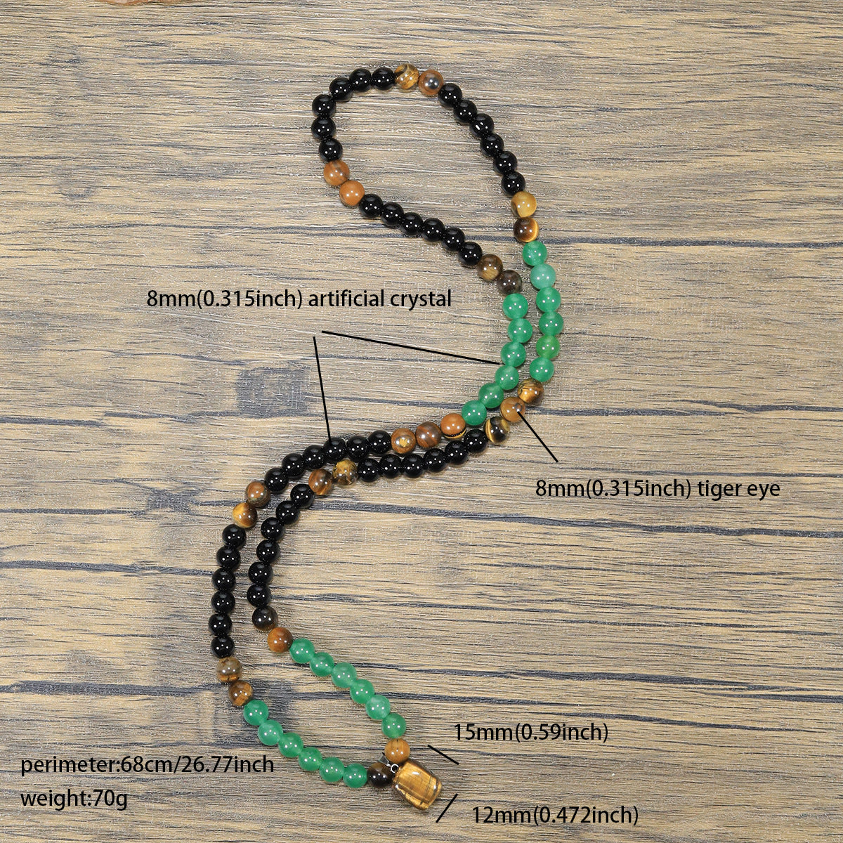 Money Bracelet and Long Chain Necklace