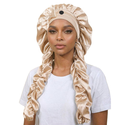 Flexible Satin Hair Protection Cap