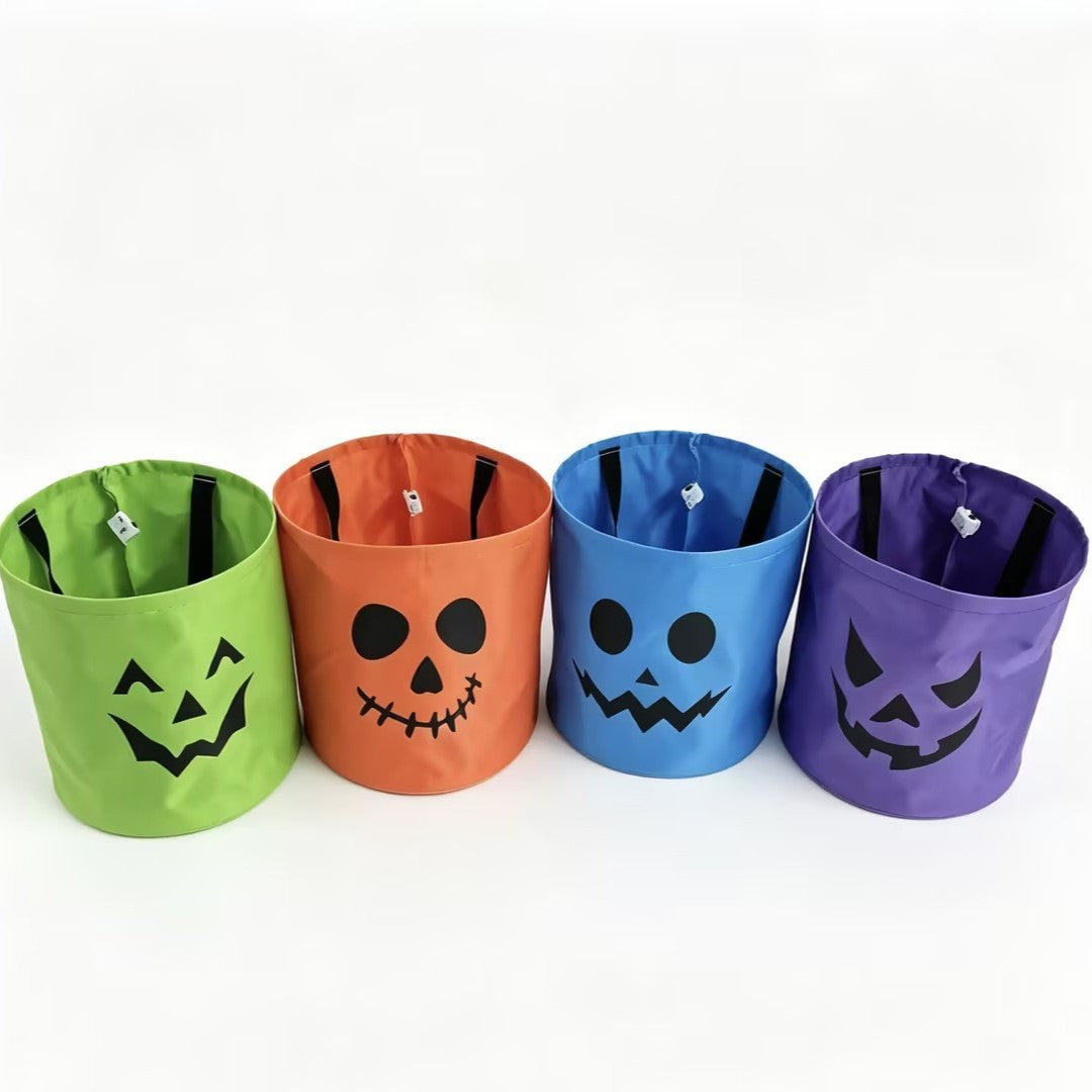 🔥 Halloween Early Discount 50% OFF🎃4 Pcs Halloween Candy Bucket with LED Lights