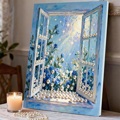 Fireworks Romantic Castle 5D Sparkling Diamond Painting Set