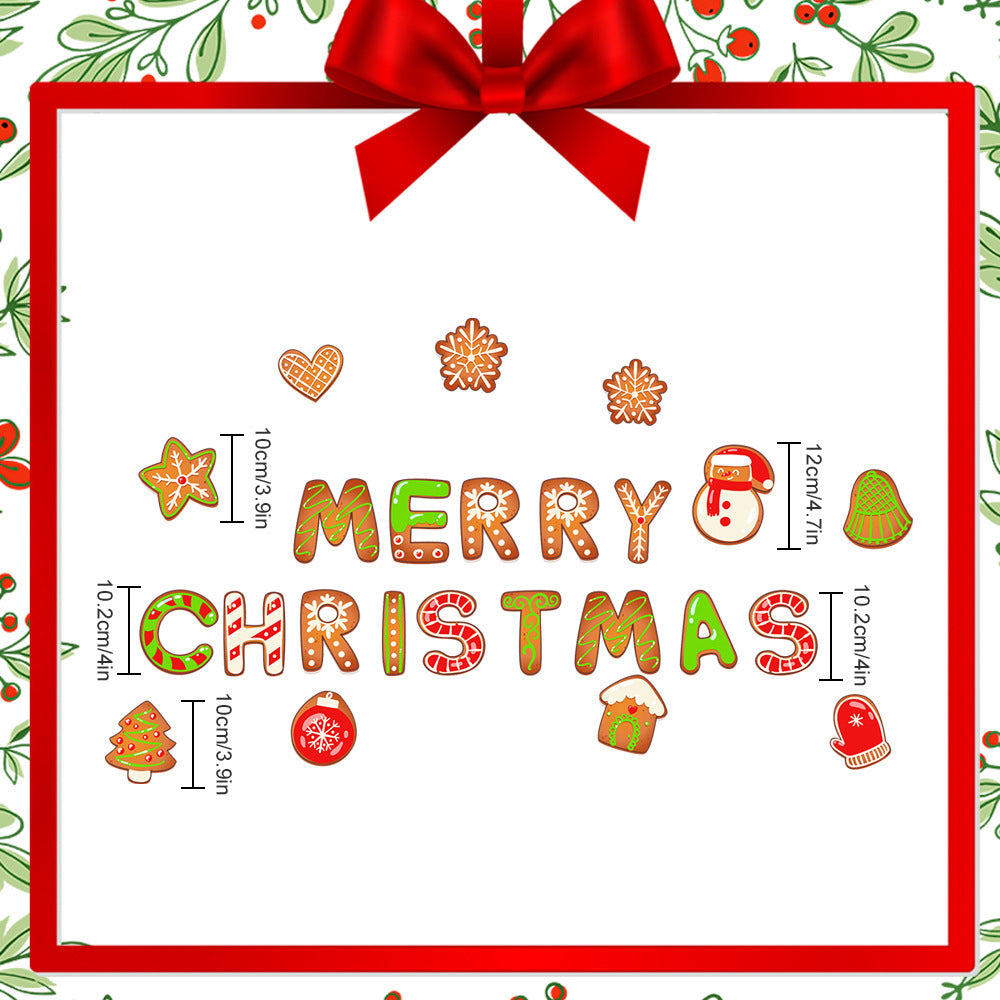 Christmas Refrigerator Magnets, DIY Fridge Santa Reindeer Snowman for Fridge Garage Kitchen Metal Door Christmas Decoration